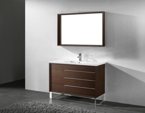 Matching mirror and MILANO-24-HGW-C MILANO-30-WAL-C brushed aluminum handles included $1,718 W24,,, x
