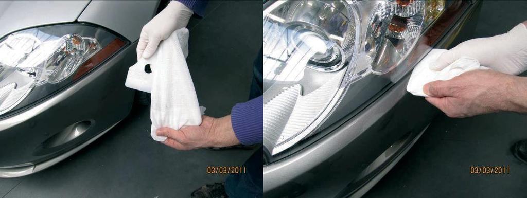 4 A good wrap starts with a perfectly clean surface Tip: For degreasing areas that are hard to reach, please use a bit of