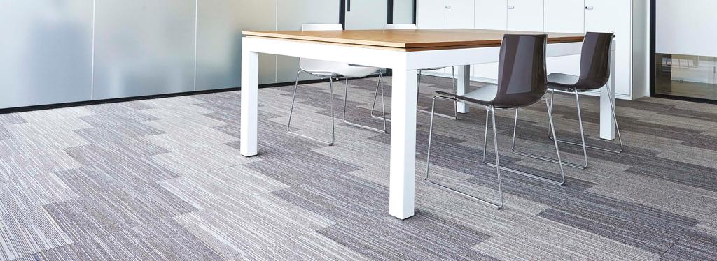 LINEA DURABLE, ATMOSPHERIC 50CM X 50CM CARPET TILES One of the biggest challenges in commercial environments is to bring customers in the right atmosphere immediately.