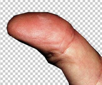 I positioned my hand like the one you see below, but you can position yours differently (no inappropriate gestures).