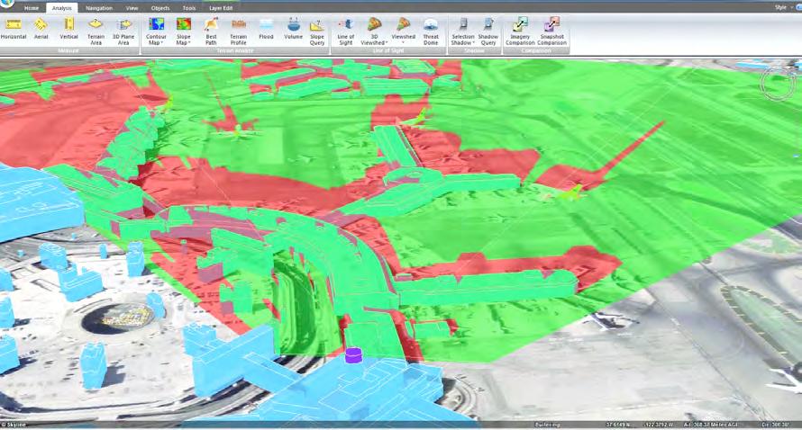 ATCT line of sight. Skyline s software makes it quick and practical to visualize and quantify ATCT viewsheds and visibility.