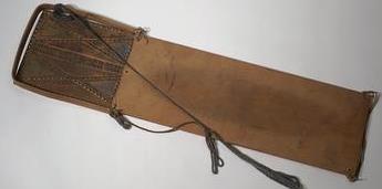 Scrapers are used to scrape animal hides, when making leather. The Osage have a rich woodworking tradition.