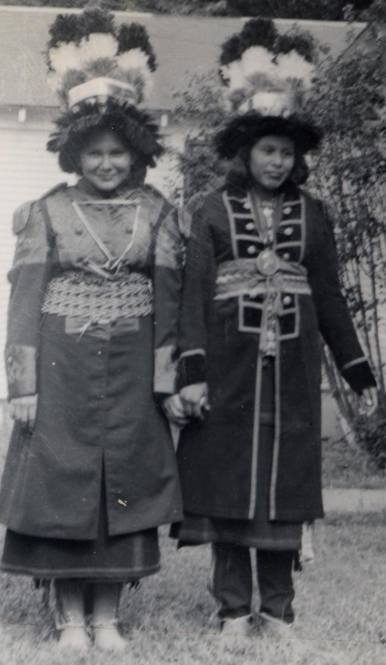 The Osage women s wedding coat is a unique type of clothing decorated with ribbon work. According to Osage oral tradition, generations ago, the U.S.