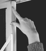 If your sliding glass door jamb has a recessed door track, you must follow step B or C. Longer sheet metal screws and the L bracket may be purchased at most hardware stores.