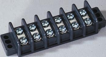 Terminal Strips Terminal Strips Heavy-duty, corrosion-resistant screws, surface plates and optional hardware Accessory hardware provides a variety of termination options Available cover helps prevent