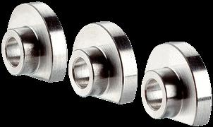 torque 80 Ncm; material: stainless steel bellows, aluminum hub KUP-0610-5312982 Double loop coupling, shaft diameter 6 mm / 10 mm, max.