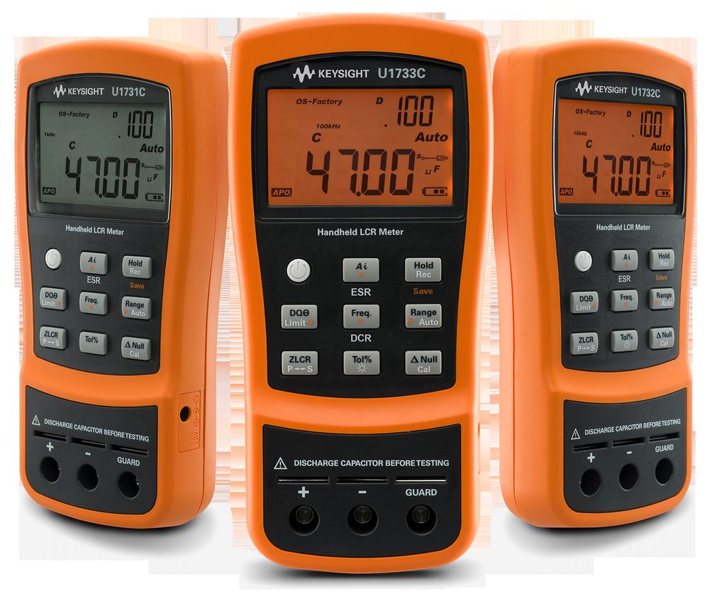 DATA SHEET Take your expectations higher with the latest LCR meters U1730C Series Handheld LCR Meters The Keysight Technologies, Inc.