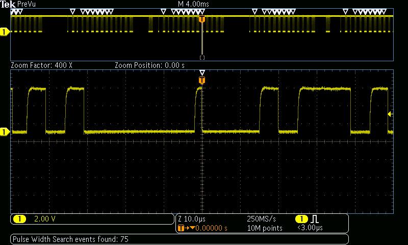 The oscilloscope offers a comprehensive set of integrated analysis tools including waveform- and screen-based cursors, automated measurements, advanced waveform math including arbitrary