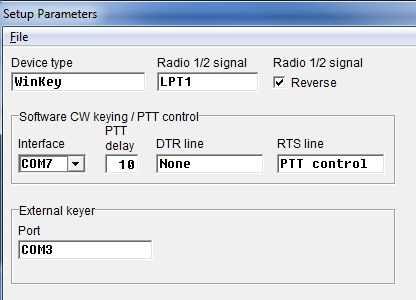Select the COM port used for Radio 2 and set the Baud Rate if it is different than the default. 8. Check "DTR high" 9. Set the Address for Icom and those TenTec transceivers that require it. 10.