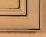 Accenting highlights the beauty of your cabinetry by defining select portions of doors,