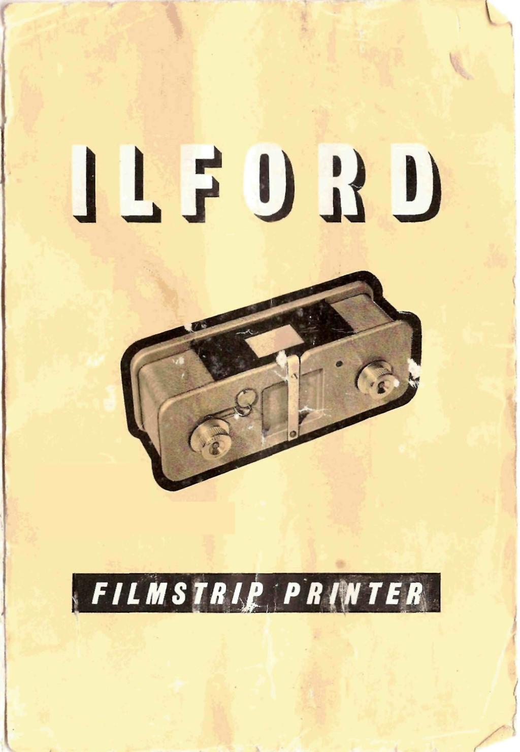 DEVELOPMENT The following developers are recommended: Ilford ID-2 Developer For Fine Grain Safety Positive Film. Ilford ID-20 Developer For Bromide Paper.