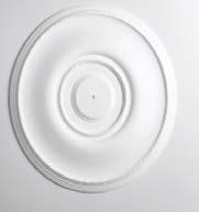 Ceiling roses To reproduce the style and