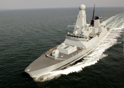 Early feedback on system specification provided to Type 45 project The Royal Navy s HMS Daring on sea trials.