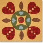 CLASSES AND SUPPLIES #105 A CIRCLE OF LOVE (Machine Applique) Wednesday, March 27, 2019 All Levels CLASS DESCRIPTION: Kathy has designed a folk art appliqué quilt and written a book called Ozark