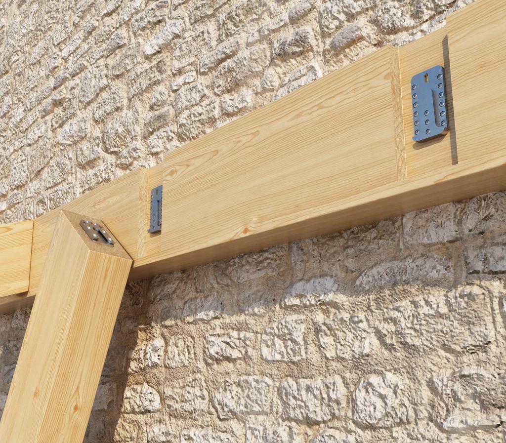 INSTALLATION Completely concealed, meets fire resistance requirements.