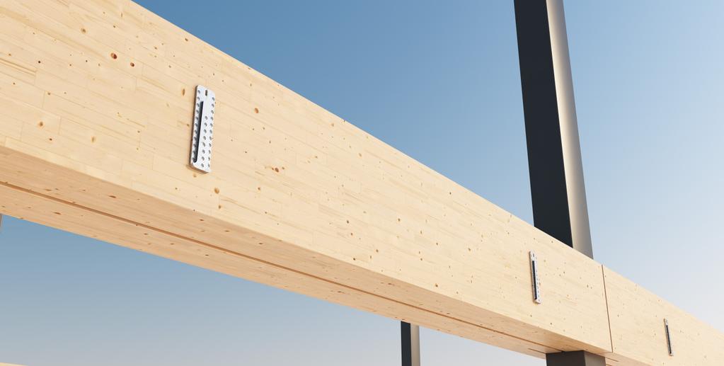 APPLICATIONS Secondary joint 45 mm x 100 mm with UVT3070 Creation of a temporary pergola Large structure joints with UVT60215