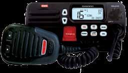 GX600 VHF MARINE RADIO Designed to operate in the 156-163 MHz Marine band, this VHF radio is not only packed full of