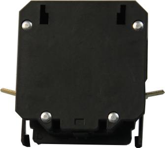 -, 4- Poles 0-FLA Auxiliary Switches Available auxiliary switches for - and 4-pole contactors (0-FLA) Description Contact arrangement Termination Single unit interlock configuration.