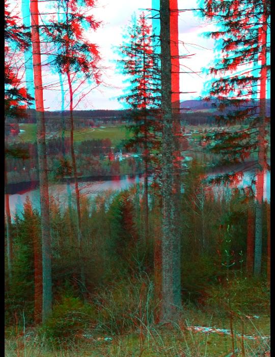 And two examples for stereoscopic anaglyph (Dubois red-cyan) mode.