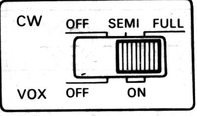 In order to obtain a continuous carrier for tuning simply place the Standby switch to the SEND position. ALC zone 3-3-3. FM mode Select the desired frequency within the 28 MHz amateur radio band.