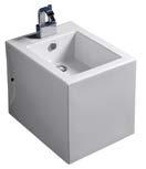Inset Basin FROZEN (FZ01) Back to Wall WC Prepunched for