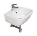 Wall Hung Basin Available left or right hand (Left hand
