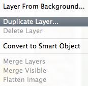 You can also achieve this by selecting your image layer and dragging it down to the new layer icon.