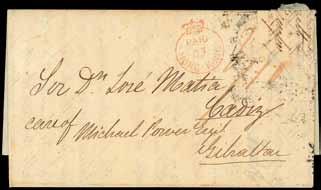 Treaty Ports Amoy 4785 1863-71 watermark crown CC 30c. orange-vermilion neatly cancelled by Amoy/Paid c.d.s. in red (22.12?