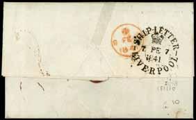 HK$ 3,000-4,000 4797 1888 (28 May) envelope to Colchester, England (7.7) bearing 2c. carmine (5) and 10c. green, cancelled by A/Amoy c.d.s., some light perf.