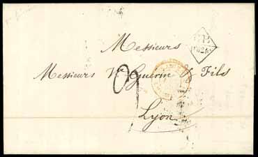 The Anglo-French Convention of 1856 was expanded in May 1860 to include closed mail from British possessions in the Far East.