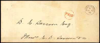 4474 4472 1941 (8 Sept.) Hong Kong & Shanghai Banking Corp. envelope to Connecticut, U.S.A. bearing Centenary 15c. (2, both with HS/BC perfin) with Not Opened/by/Censor violet h.s. S.G. 166.