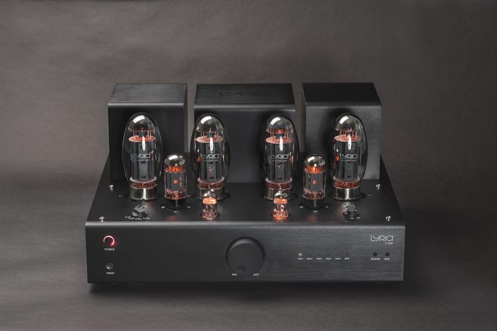 Integrated amplifier Ti 200 NEW NEW: Parallel single-ended class A amplifier The Lyric Ti 200 represents the latest developments attenuator is characterized by highest precision and of our fine tube