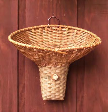 Sunday Classes Class: Wall Vase Instructor: Sheree Bingheim Class Length: 6 Hours Weaving Level: Intermediate Class Fee: $ 60 Description: This wall basket is perfect for dried flowers or a silk