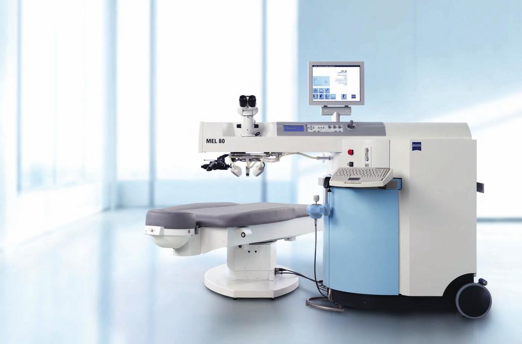 Reward your practice Invest in the very latest refractive excimer technology! The MEL 80 makes vision correction even safer, more patient-friendly and individual.