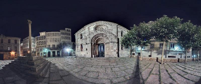 Maria Pita Square, A Coruña city. istar HDR image outdoors night conditions with contrast lighting. Img. 02.02. Vaults links, Glasgow University. istar HDR image indoors, very challenging conditions.