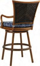 5H in.  each 3170-13SR Lanai Swivel Rocker Dining Chair 25.5W x 28.