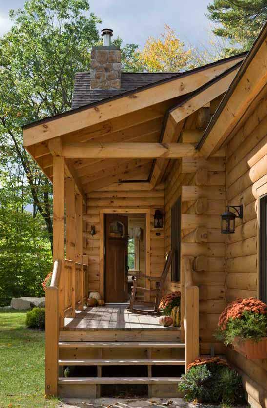part of a log home. Cost control also is a contributor here because it s expensive to haul raw materials a long distance from the source.
