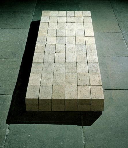 There were many artists involved in Minimalism in various ways. Carl Andre created objects in real space, on the floor, to be walked on or around.