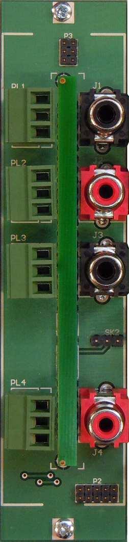 Front & rear panel connector