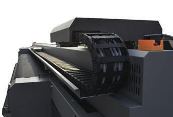 The SIGNRACER models 1610 and 1600 are equipped for only one row of print heads (max. 4 print heads).