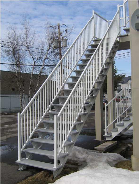 7 - DESIGN STAGES FIGURE 9: M.C.M.E.L STAIRCASE 7.1 LOADING TYPE DETERMINATION We consider two types of minimal specified loads, in accordance with the 4.1.5.14.