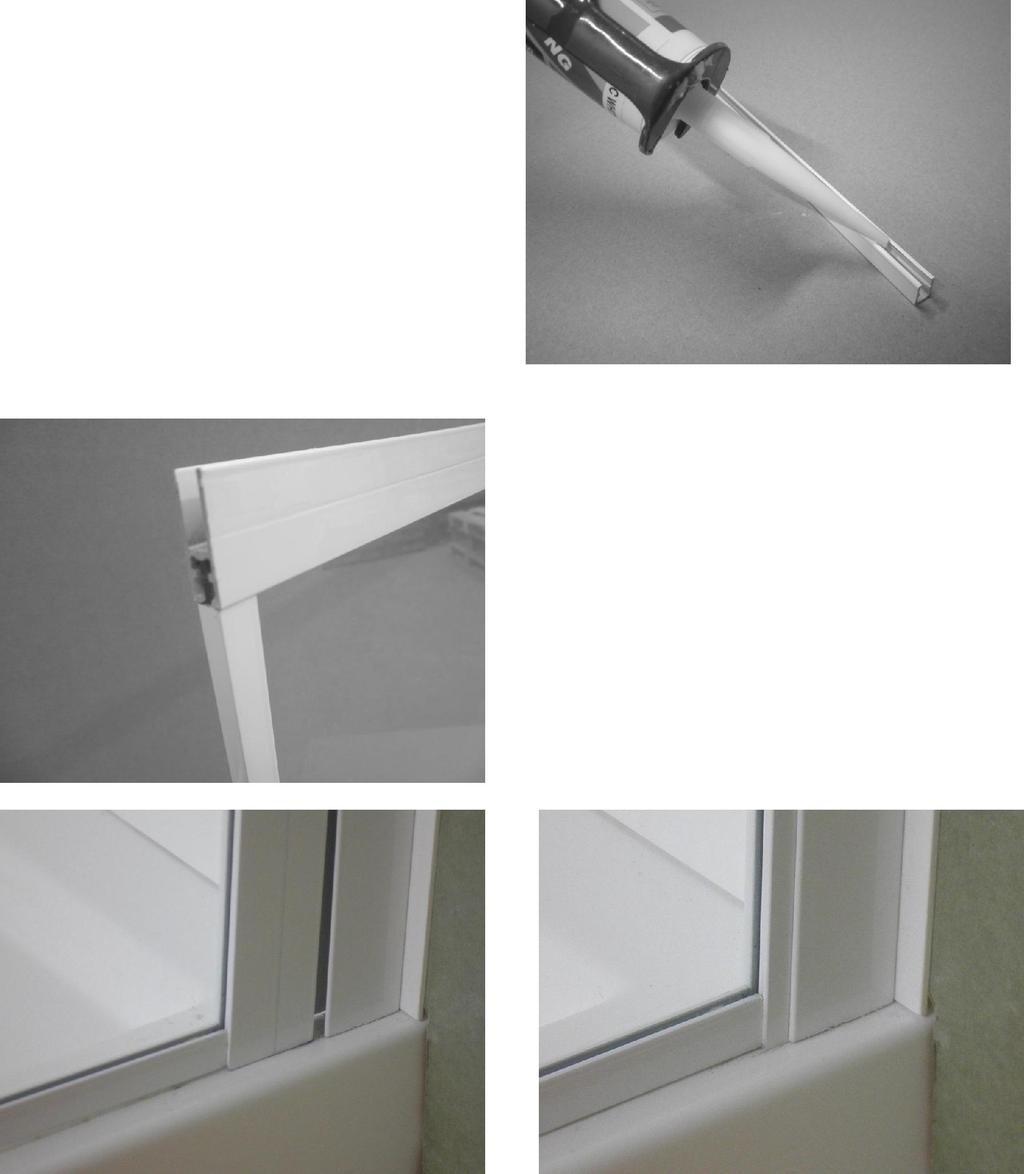Return Sills are supplied with the Return panels and are only temporarily clipped to one end of each panel.