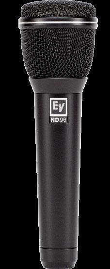 The microphone body is made from robust die-cast zinc and has a matt black polyurethane paint finish.