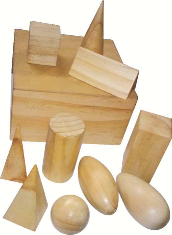 272 KCME-03 Geometrical Solids Wood