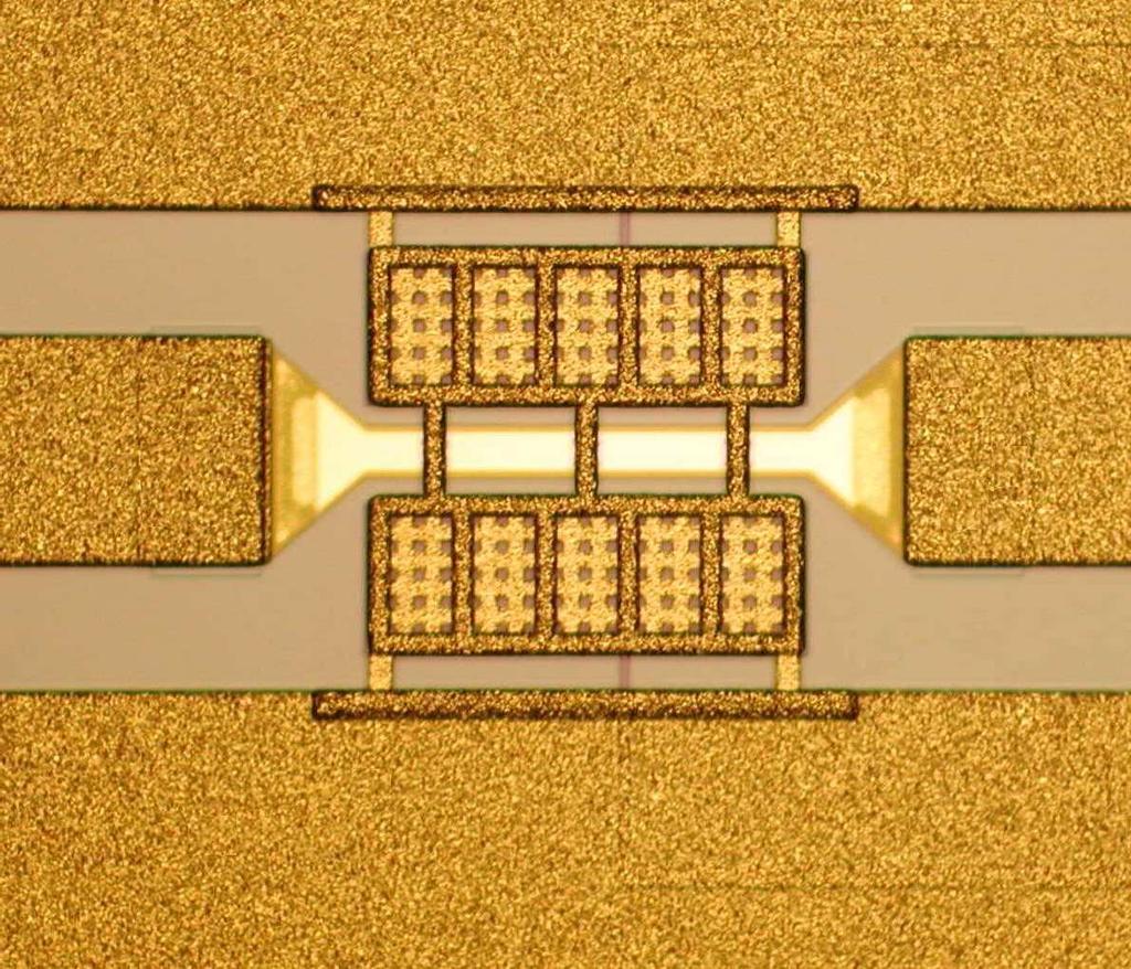 Development of High C on C off Ratio RF MEMS Shunt Switches 149 at 20 GHz (including the loss due to the 1.3 mm CPW line) and a return loss better than 30 db in the 0 30 GHz frequency band.