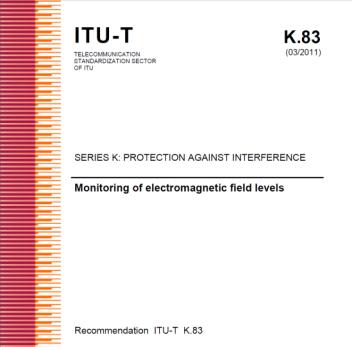 electromagnetic fields includes K.52calculator software Recommendation ITU-T K.