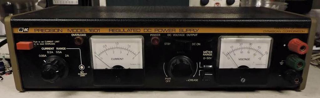 Low Current Bench Power Supply 3 B+K 1601 $60