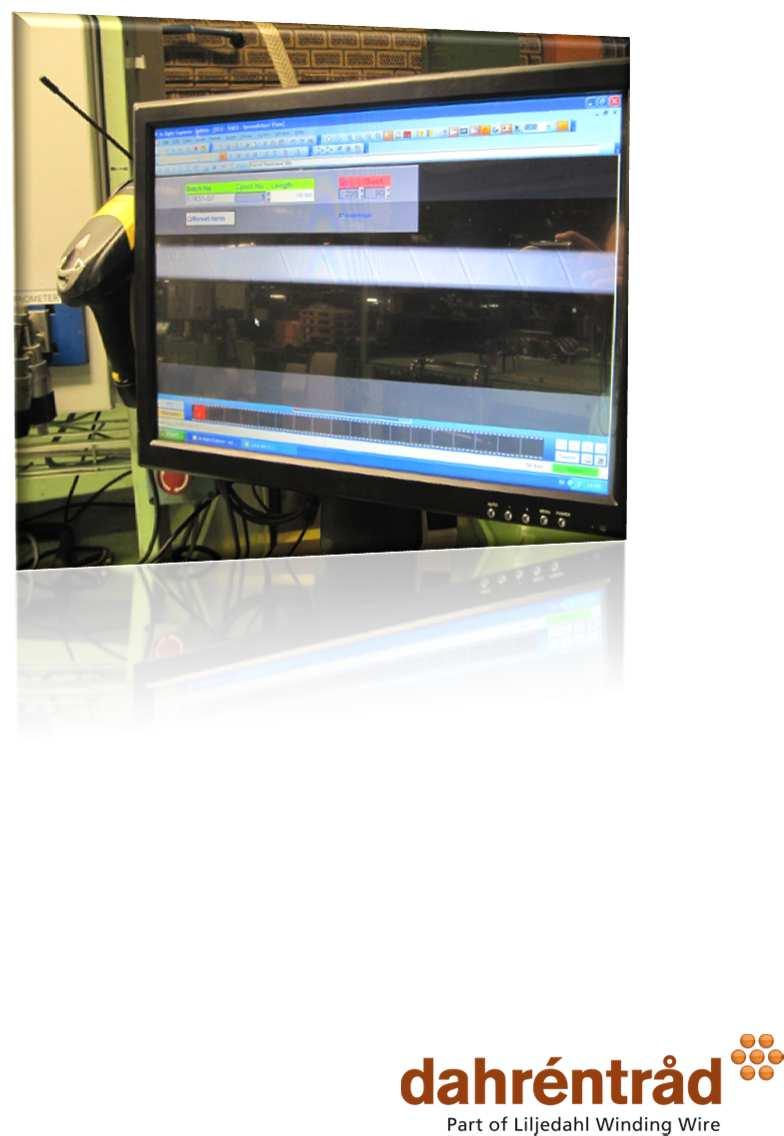 WRAPPED WIRES PROCESS CONTROL Camera system controlling overlap and defects Scan