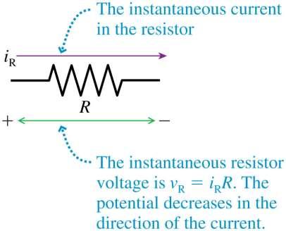 Resistor Circuits In Chapter 31 we used the symbols I and V for DC current and voltage.