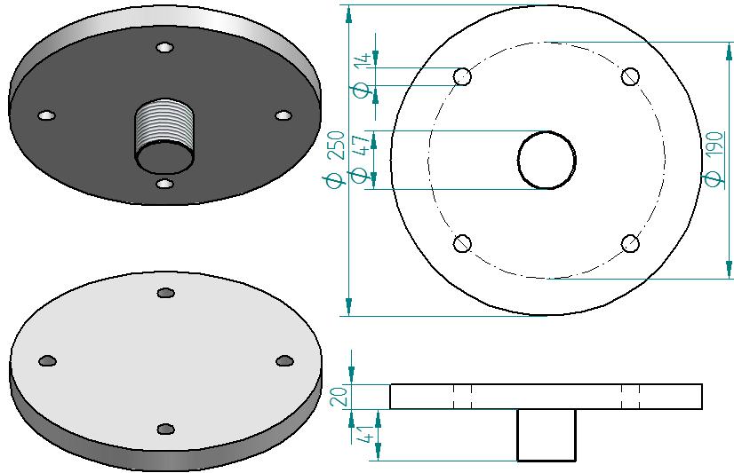 28*0.28 M 2 6. LOAD CELL SEMI-CONDUCTOR STRAIN GAUGE, 0 500KN METHODOLOGY Design of fixture was developed using CAD technology.